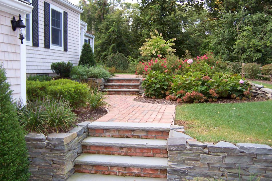 brick walkway
